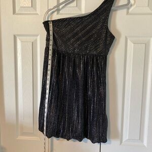 Black One-Shoulder Dress